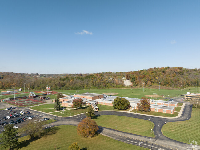 Ross Middle School from above.