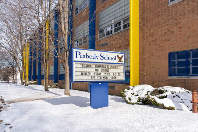 Peabody Elementary serves the Peabody and Lafayette Square area.