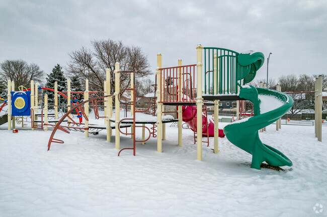 Willowdale Elementary School has a small playground.