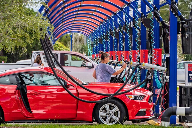 Keep your car nice and clean at the local car wash in Mayfair Garden Acres.