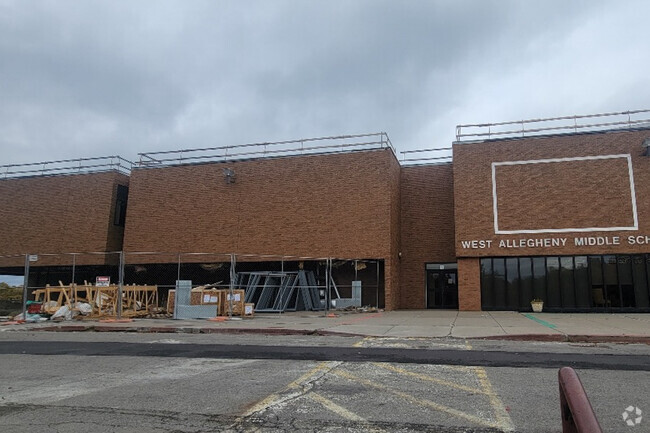 West Allegheny Middle School is under renovations, (10-21-23).