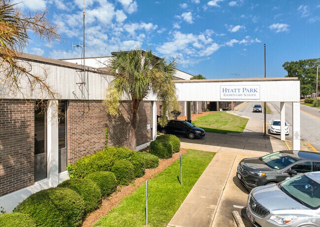 Hyatt Park Elementary School is a public option in the Columbia school system.