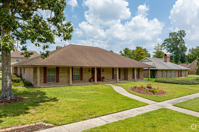 Traditional style homes are popular in the Bocage area of Baton Rouge.