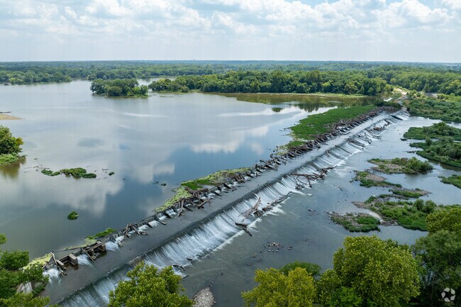 The Riverton Dam once powered the area as part of Empire District Electric.