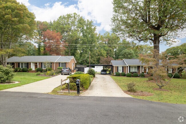 Homes with detached garages.