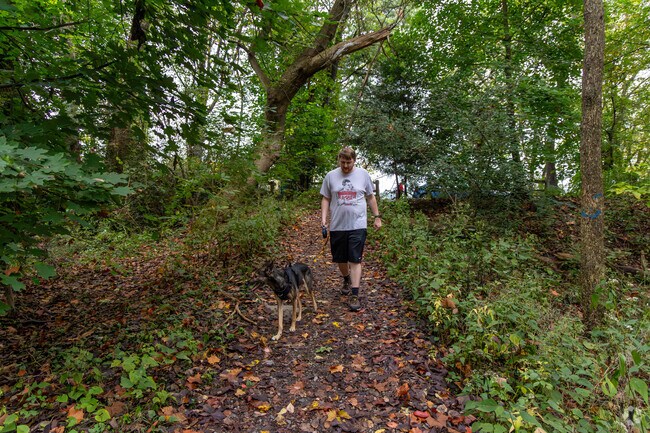 Take your best friend out to Buttermilk Falls Trailhead and enjoy the trails.