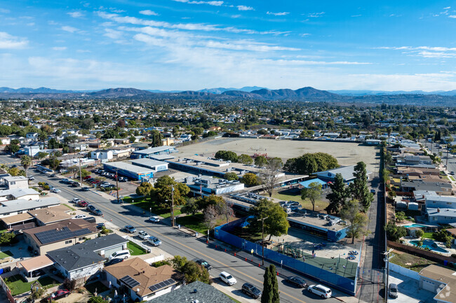 A look from above at Jones Elementary School in Serra Mesa.
