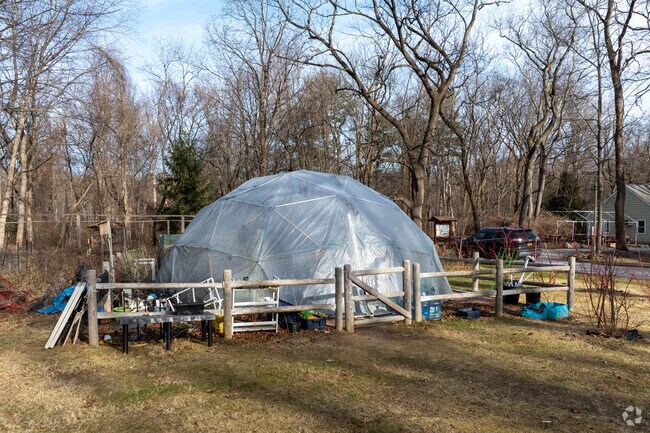 Weinberg Nature Center has a greenhouse for young learners to grow.