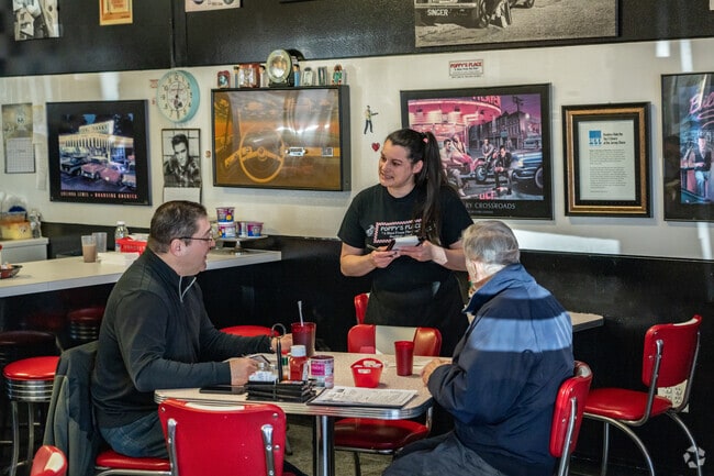 Relive the good ol' days at Poppy's Place, serving fresh food and old-school decorations.