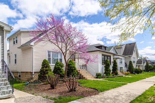 Irving Woods homes sit on smaller but beautiful lots.