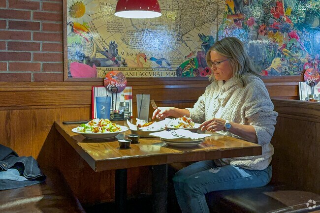 Residents of Sunrise Terrace can enjoy one of the many restaurants.