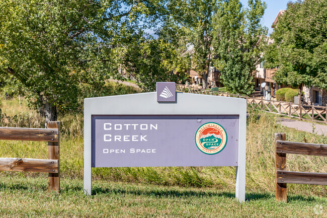 The Cotton Creek open space is a unique feature that is part of the Legacy Ridge neighborhood.