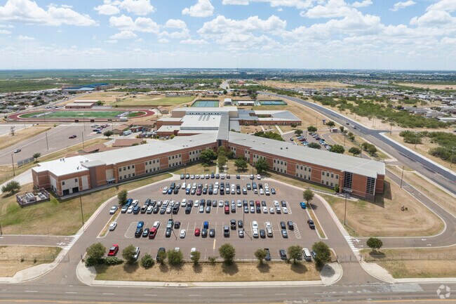 Lyndon B. Johnson High School hosts grades 9th to 12th in south Laredo, Tx area.
