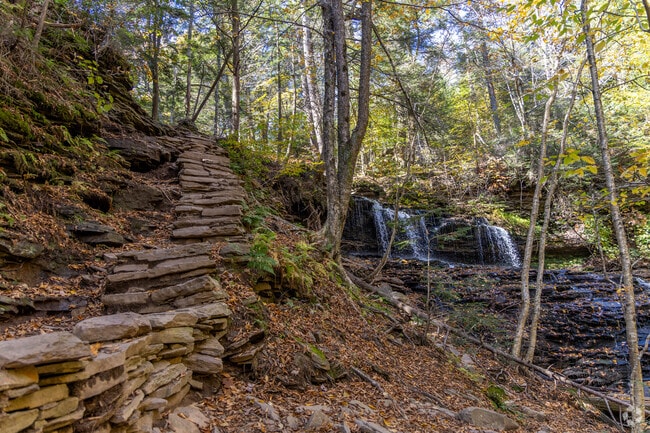 Ricketts Glenn State Park is the closest state park to Franklin.