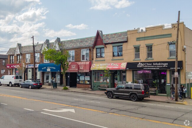 Goods and services are on a single block in Mineola.