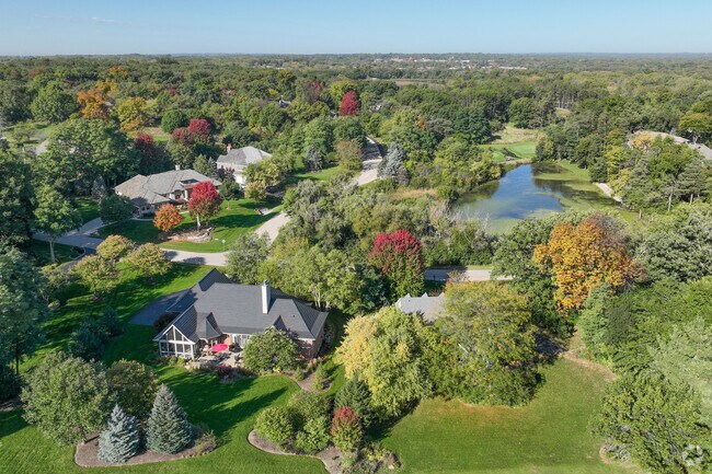 Homes are located within the Boone Creek Golf Club community in Bull Valley.