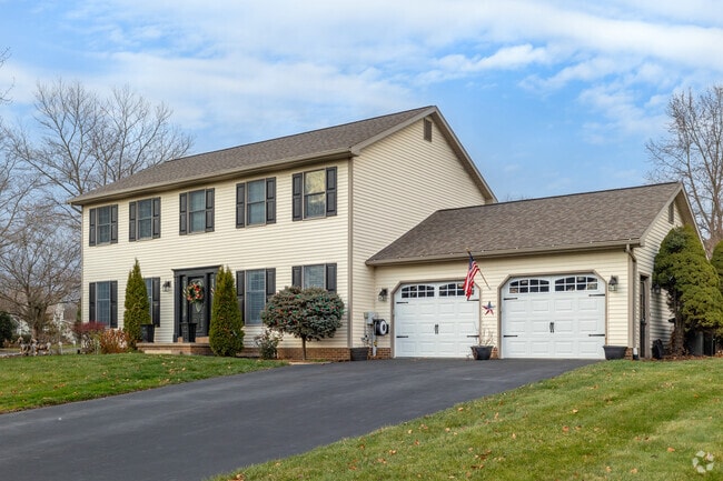 Colonial Revival homes are a popular choice in the township of Fairfield.