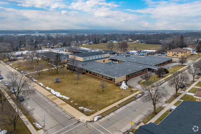 A view of Irving Elementary School in West Allis.
