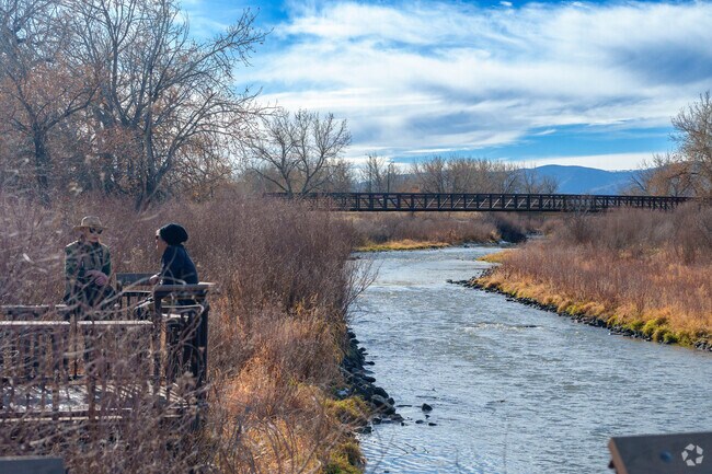 Take in the South Platte River from one of the observation decks.