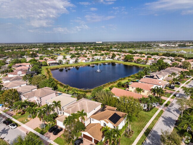 Subdivisions in The Canyons often feature water elements.