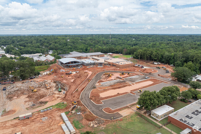 The new Clarke Middle School building is set to open and fall of 2025.
