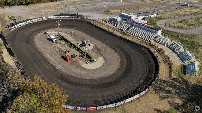 Port City Raceway is an eight mile oval known for its high banked close racing.