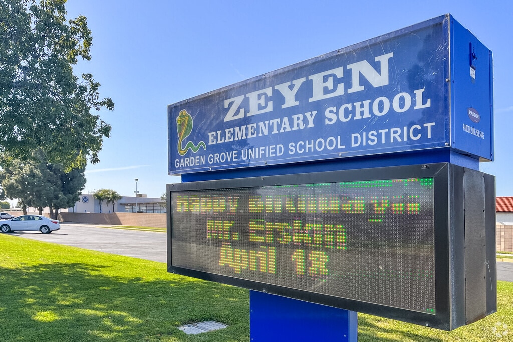 Zeyen Elementary is part of the Garden Grove Unified School District.