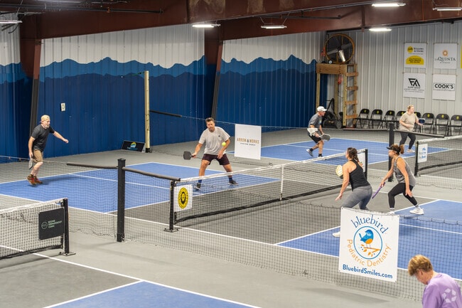 Pickleball is a booming sport in most cities, Boone is no different. Summit Pickeball always has action going on.
