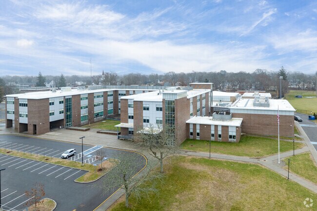 John W. Rogers Middle School in Rockland was graded an A- in the teacher's category from Niche.
