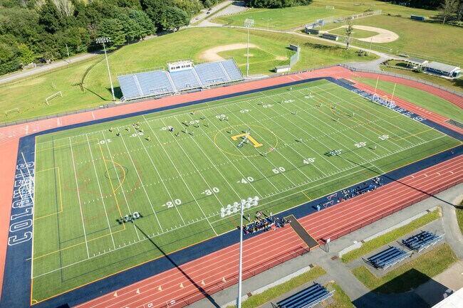 The Ledyard High School Colonels football team has won multiple state championships in CT.