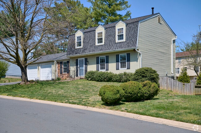 Beautiful Dutch Colonial single family homes line the streets in Derwood.