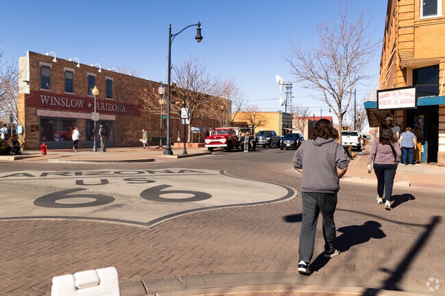 The Standin' on the Corner mural in Winslow continues to attract tourists from all over the country.