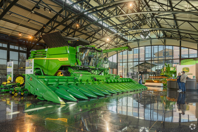 Stop by the John Deere Pavilion near Overlook to get up close with behemoth machinery.