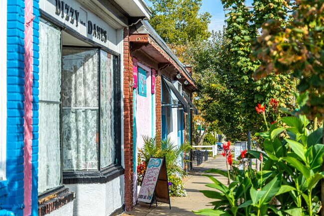 Volker neighborhood is a blend of residential charm and commercial vitality.