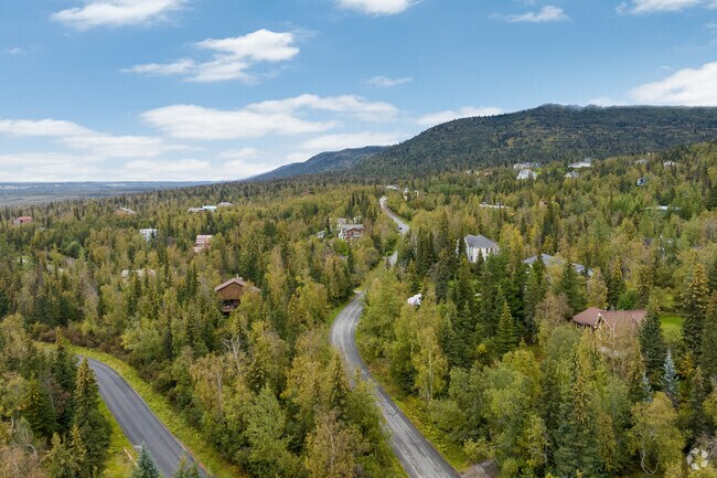 Basher offers privacy with large trees between lots.