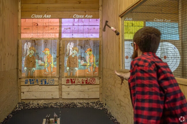Class Axe in Valley View is a fun way to test your skills in a unique target practice.