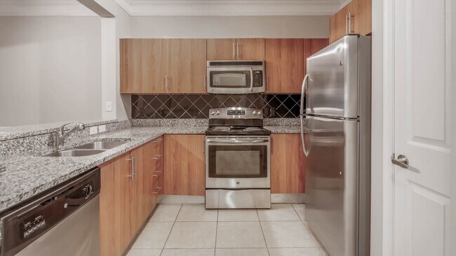 Kitchen with Stainless Steel Appliances