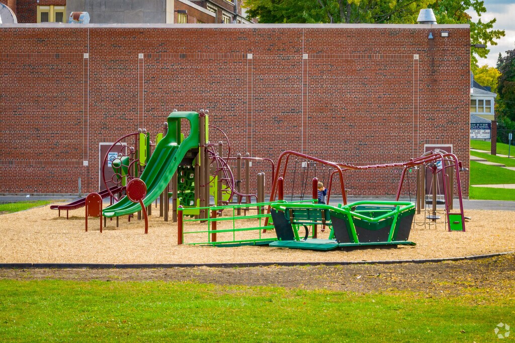 Salem Hyde Elementary School has a large playground.