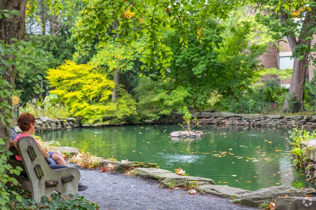 Sit and take in nature in the city at Kaskey Park.