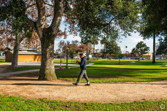 Take a walk on your lunch break around Garfield Park in the Pomona East neighborhood of Pomona.