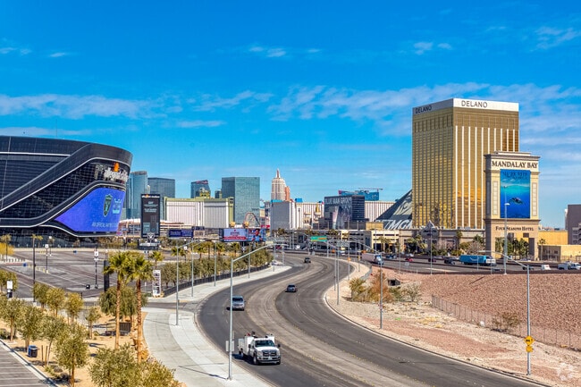 West of the Strip neighborhood grants easy access to the stadium and the Las Vegas Strip.