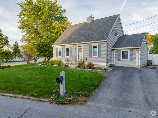 Cape Cod-style homes in Goffe Falls showcase gabled roofs, symmetrical facades and charm.