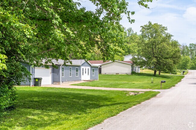 There are subdivisions within Parkers Settlement with mid-century ranch style homes.