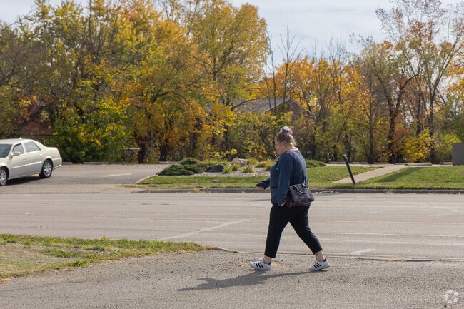 Eastmont provides sidewalks throughout for walkability.