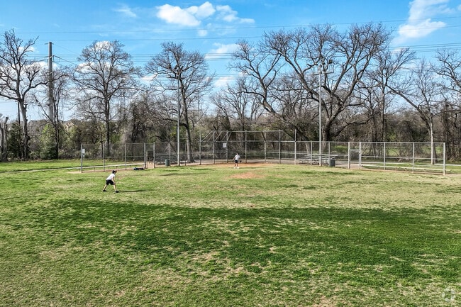 Bob Eden Park welcomes all residents with lush landscaping.