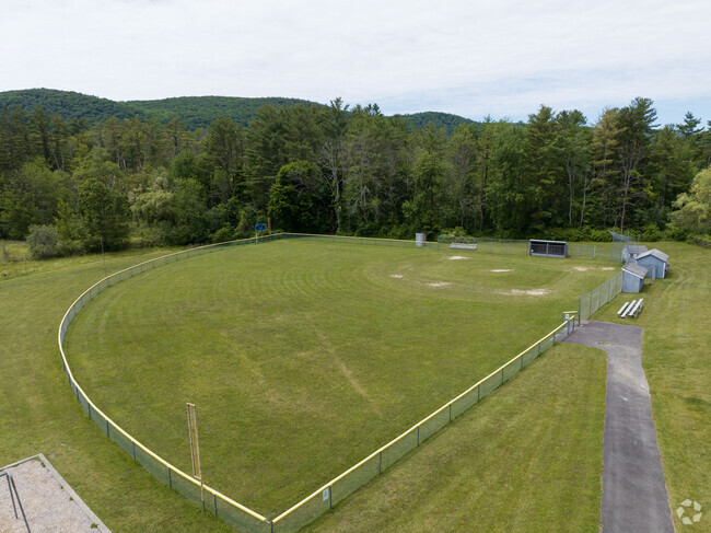 A baseball diamond for kids to dream of homeruns in Lenox, MA.