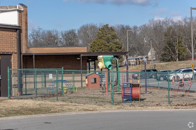 Castle Heights Elementary has access to playgrounds for children to play on.