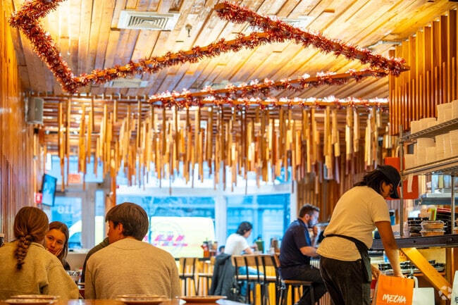 Mecha in South Norwalk is a contemporary Japanese restaurant known for its ramen dishes.