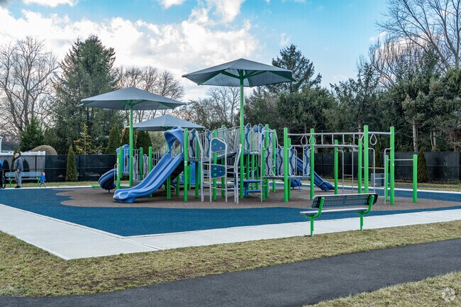 Michael Road Play Area's newly renovated playground.