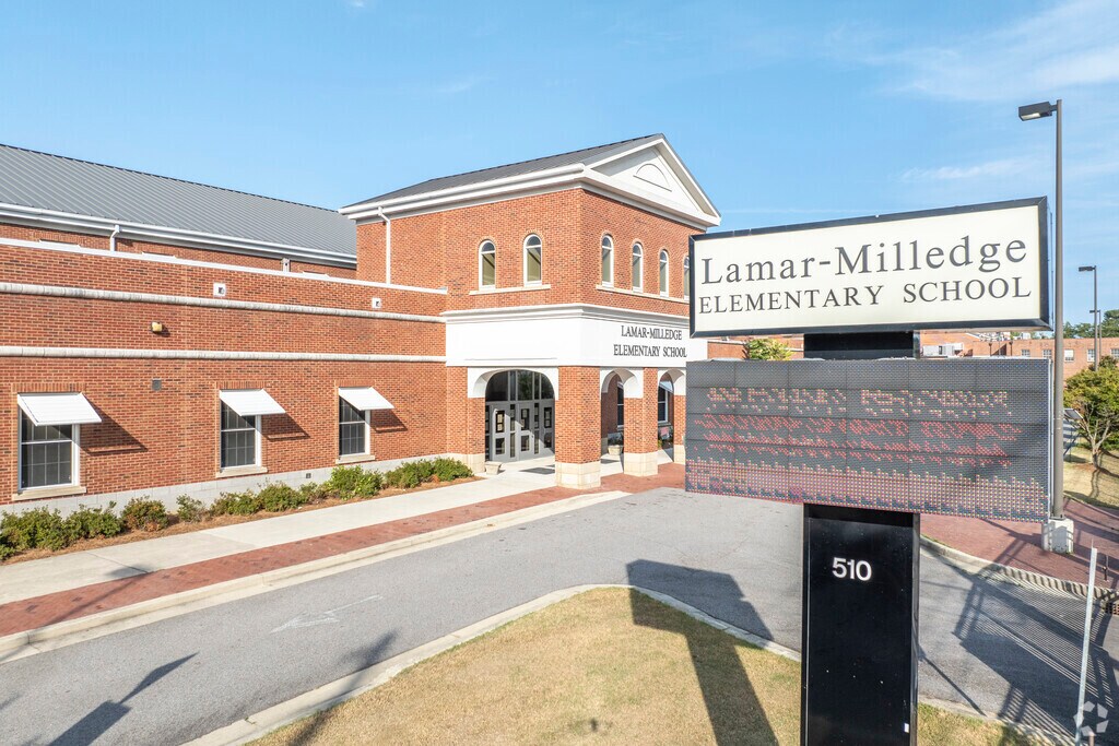 Lamar-Milledge Elementary, located in Uptown Augusta, serves students in grades Pre-K through 5.